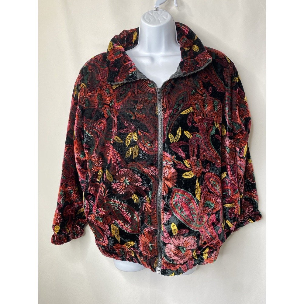 Rafael Womens Vintage Velvet Coat Size Small Royalcore Victorian Ren Fest Unique